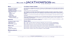 Desktop Screenshot of jackthompson.org